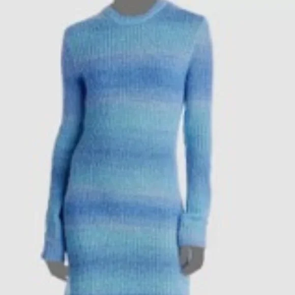 Vince Blue Gradient Maxi Dress - Picture 3 of 10